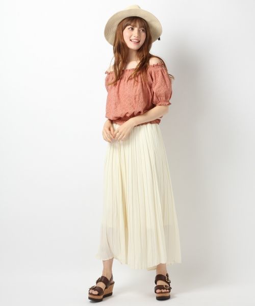 Heather(ヘザー)の「パンチングレースブラウス 727573(シャツ/ブラウス・レディース・ブラック/ホワイト/ピンク系その他・FREE)」の11枚目の写真