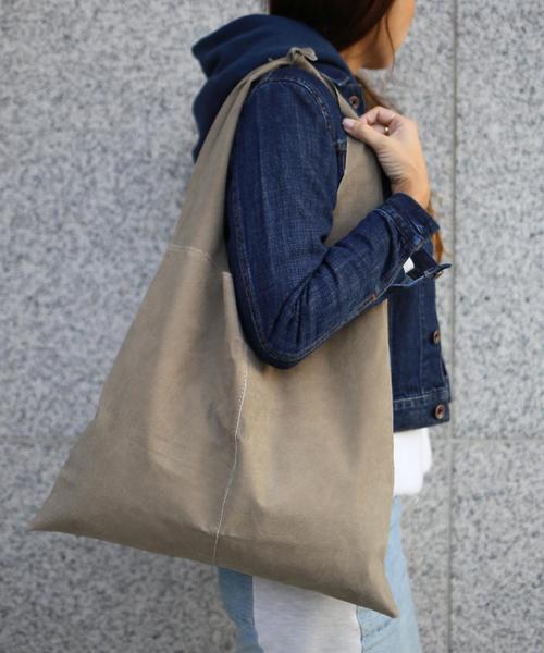 green label relaxing（グリーンレーベルリラクシング）の「[WEB限定]Legato Largo CB トートバッグ（トートバッグ・レディース・ライトグレー/ダークブラウン/ベージュ/グレー・FREE）」の3枚目の写真