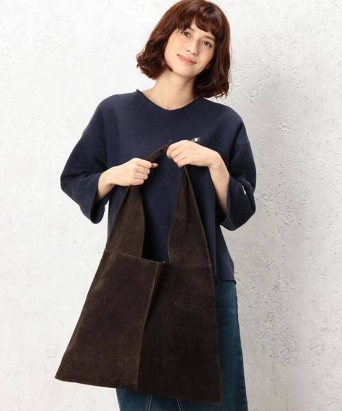 green label relaxing（グリーンレーベルリラクシング）の「[WEB限定]Legato Largo CB トートバッグ（トートバッグ・レディース・ライトグレー/ダークブラウン/ベージュ/グレー・FREE）」の12枚目の写真