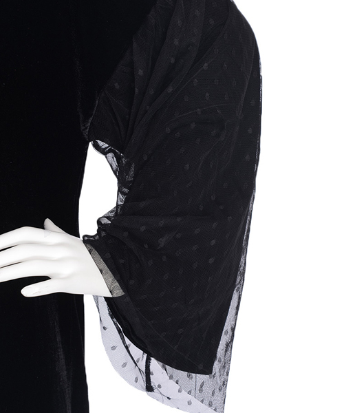 merry jenny（メリージェニー）の「ベロアチュールワンピース（ワンピース・レディース・ブラック/ブラウン/ブルー・FREE）」の10枚目の写真