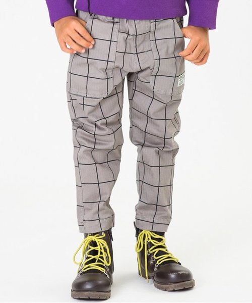 BREEZE（ブリーズ）の「ネット限定テーパードパンツ（その他パンツ・キッズ・キナリ/グレー/ブラウン・100/120/95/110/80/90/130/140）」の3枚目の写真