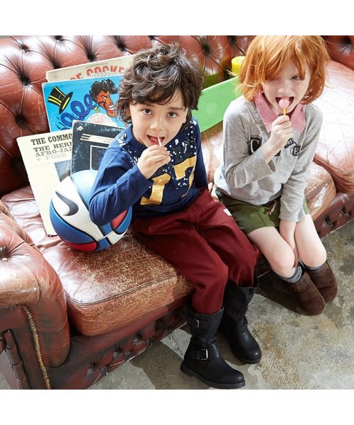 BREEZE（ブリーズ）の「ネット限定テーパードパンツ（その他パンツ・キッズ・キナリ/グレー/ブラウン・100/120/95/110/80/90/130/140）」の19枚目の写真