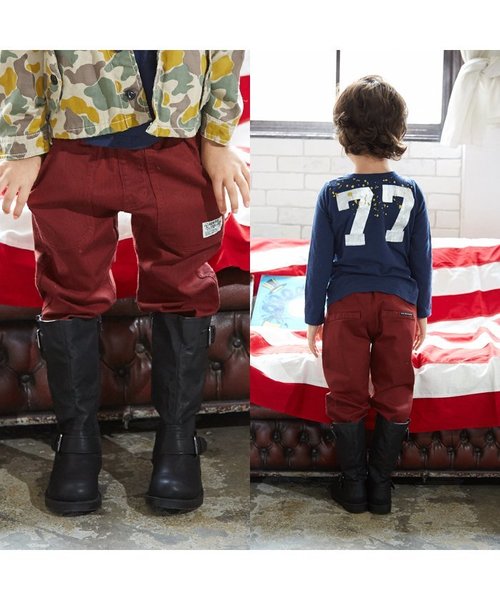 BREEZE（ブリーズ）の「ネット限定テーパードパンツ（その他パンツ・キッズ・キナリ/グレー/ブラウン・100/120/95/110/80/90/130/140）」の13枚目の写真