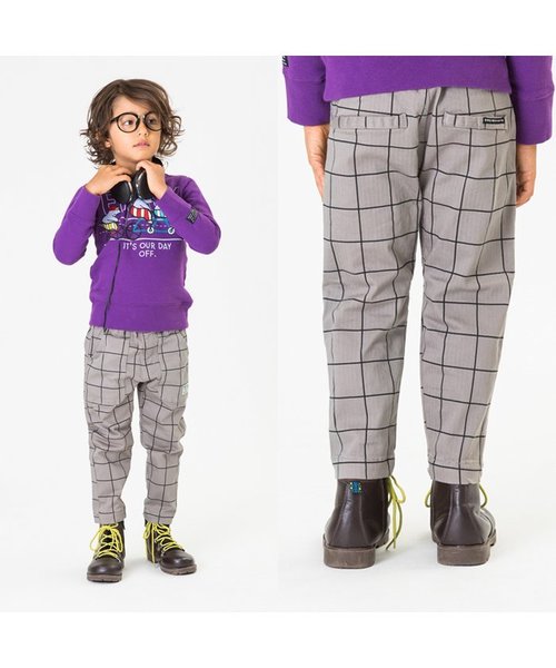 BREEZE（ブリーズ）の「ネット限定テーパードパンツ（その他パンツ・キッズ・キナリ/グレー/ブラウン・100/120/95/110/80/90/130/140）」の15枚目の写真