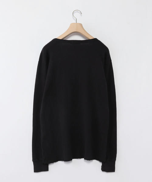 CAL．Berries（カルベリーズ）の「CAL.Berries: サーマル ヘンリーネック（Tシャツ/カットソー・メンズ・ブラック/オリーブ/ホワイト・SMALL/MEDIUM）」の15枚目の写真