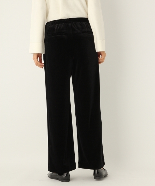 A part by(アパートバイ)の「ベロアイージーパンツ 736829 (その他パンツ・レディース・グレー/ブラック・FREE)」の6枚目の写真