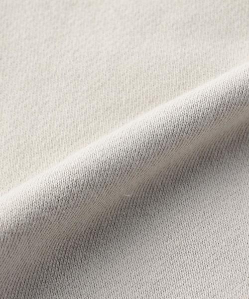 green label relaxing（グリーンレーベルリラクシング）の「【BABY】ウラケ クマパッチワークプルオーバー ロングスリーブ◆（スウェット・キッズ・ライトグレー/ベージュ・75cm/85cm）」の5枚目の写真