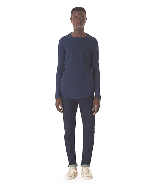 DAILY STANDARD by SANDINISTA(デイリースタンダードバイサンディニスタ)の「Thermal Inner L-S Tee - Made by J.E. Morgan / サーマルインナーロングスリーブ(Tシャツ/カットソー・メンズ・ヘザーグレー/ネイビー/ブラック/ホワイト・MEDIUM/SMALL/X-LARGE/LARGE)」の19枚目の写真