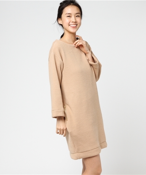 laboratory work(ラボラトリーワーク)の「サカリバ前後2WAYワンピース(ワンピース・レディース・オフホワイト/ベージュ/ネイビー・MEDIUM)」の15枚目の写真