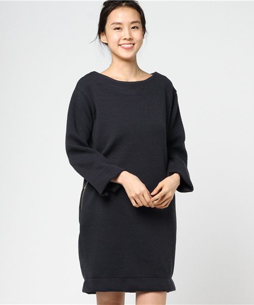 laboratory work(ラボラトリーワーク)の「サカリバ前後2WAYワンピース(ワンピース・レディース・オフホワイト/ベージュ/ネイビー・MEDIUM)」の16枚目の写真