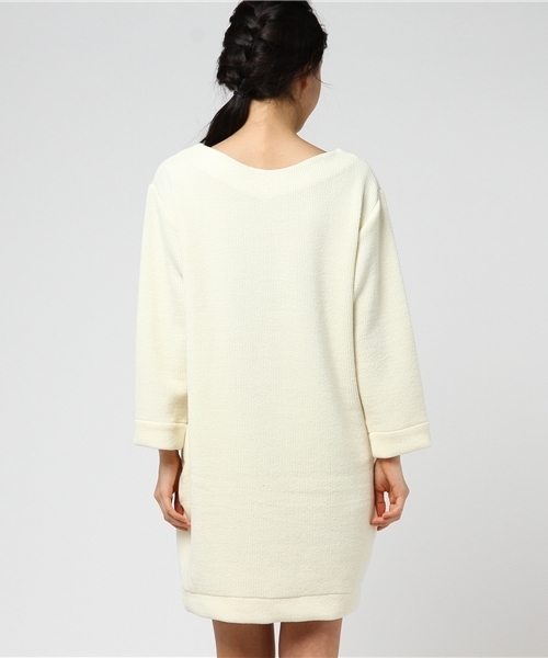 laboratory work(ラボラトリーワーク)の「サカリバ前後2WAYワンピース(ワンピース・レディース・オフホワイト/ベージュ/ネイビー・MEDIUM)」の6枚目の写真