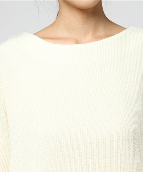 laboratory work(ラボラトリーワーク)の「サカリバ前後2WAYワンピース(ワンピース・レディース・オフホワイト/ベージュ/ネイビー・MEDIUM)」の8枚目の写真