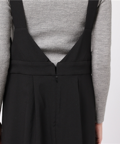 archives（アルシーヴ）の「サテンエプロン ワンピース（ワンピース・レディース・グレー/アイボリー/ブラック・MEDIUM）」の8枚目の写真