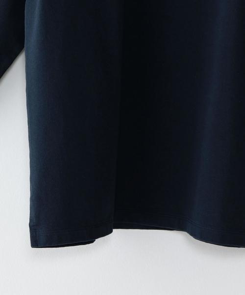 Steven Alan（スティーブンアラン）の「＜Steven Alan＞ TRKY LOOSE MOCK LSL/ｶｯﾄｿｰ ◆（Tシャツ/カットソー・メンズ・ダークグレー/ナチュラル/ネイビー・MEDIUM/LARGE/X-LARGE/SMALL）」の6枚目の写真