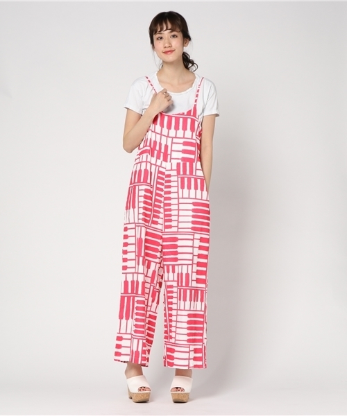 MERLOT（メルロー）の「ピアノストライプ柄キャミワイド