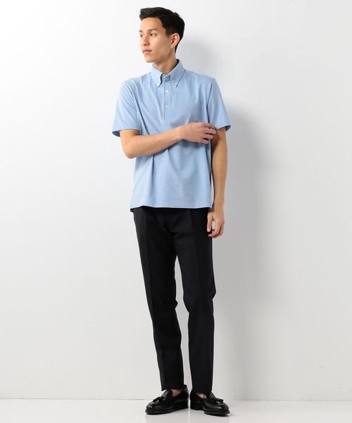 UNITED ARROWS（ユナイテッドアローズ）の「USET カノコ BD ポロシャツ † ◆（ポロシャツ・メンズ・ネイビー/イエロー/ライトブルー/ホワイト・MEDIUM/XX-LARGE/SMALL/X-LARGE/LARGE/X-SMALL）」の17枚目の写真