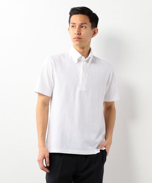 UNITED ARROWS（ユナイテッドアローズ）の「USET カノコ BD ポロシャツ † ◆（ポロシャツ・メンズ・ネイビー/イエロー/ライトブルー/ホワイト・MEDIUM/XX-LARGE/SMALL/X-LARGE/LARGE/X-SMALL）」の5枚目の写真