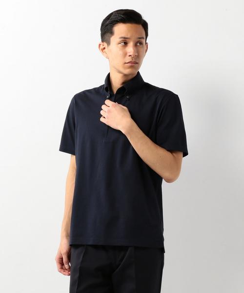 UNITED ARROWS（ユナイテッドアローズ）の「USET カノコ BD ポロシャツ † ◆（ポロシャツ・メンズ・ネイビー/イエロー/ライトブルー/ホワイト・MEDIUM/XX-LARGE/SMALL/X-LARGE/LARGE/X-SMALL）」の8枚目の写真