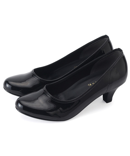 coca（ANDEX shoes product）（コカ）の「coca PORTA / コカポルタ  ラウンドトゥ プレーンパンプス 117711（パンプス・レディース・ブラック/ライトベージュ/ブラック系その他・24.0cm/24.5cm/23.0cm/23.5cm/22.5cm）」の3枚目の写真