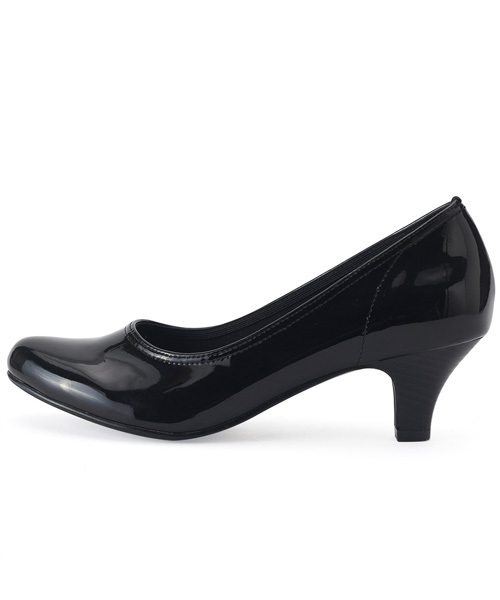 coca（ANDEX shoes product）（コカ）の「coca PORTA / コカポルタ  ラウンドトゥ プレーンパンプス 117711（パンプス・レディース・ブラック/ライトベージュ/ブラック系その他・24.0cm/24.5cm/23.0cm/23.5cm/22.5cm）」の4枚目の写真