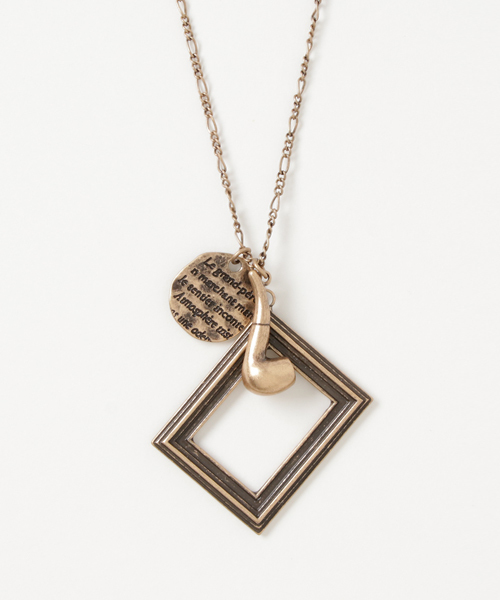 Samansa Mos2（サマンサ モスモス）の「おじいちゃんの寄りみち ネックレス（ネックレス・レディース・ゴールド/シルバー・ﾌﾘ-）」の2枚目の写真