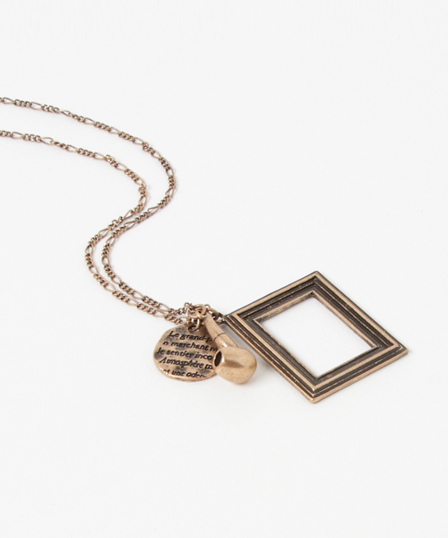 Samansa Mos2（サマンサ モスモス）の「おじいちゃんの寄りみち ネックレス（ネックレス・レディース・ゴールド/シルバー・ﾌﾘ-）」の3枚目の写真