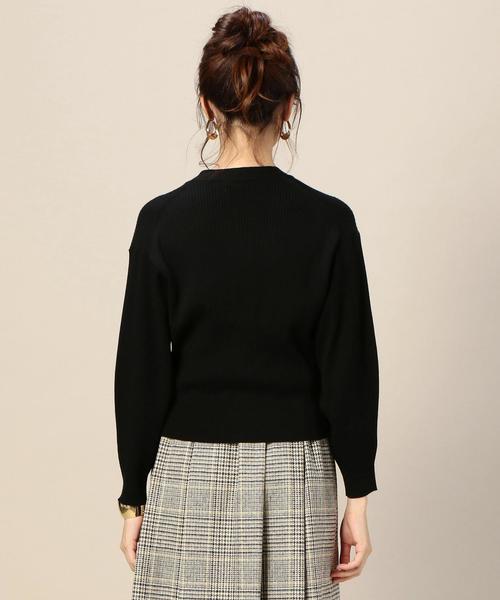 ☆ BEAUTY&YOUTH リブショート ワイド カーディガン BEAUTY&YOUTH UNITED ARROWS（ビューティーアンドユース