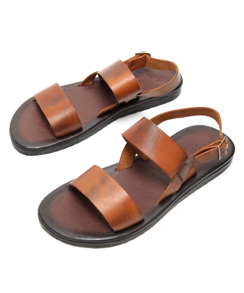 And A（アンドエー）の「バックストラップサンダル（BOEMOS）（サンダル・メンズ・ブラック/ブラウン・26cm/27cm）」の3枚目の写真