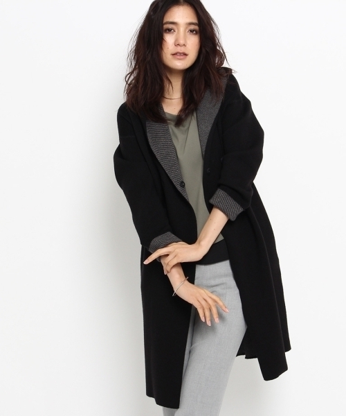 Indivi インディヴィ の オータムwフェイスkt カーディガン ボレロ Wear Indivi インディヴィ の オータムwフェイスkt カーディガン ボレロ Wear