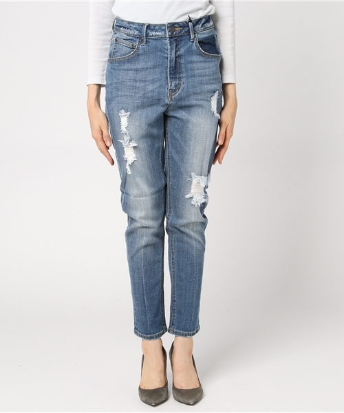 INTERPLANET（インタープラネット）の「【OandI】ハイウエストカットデニム（その他パンツ・レディース・インディゴブルー・SMALL/MEDIUM）」の8枚目の写真