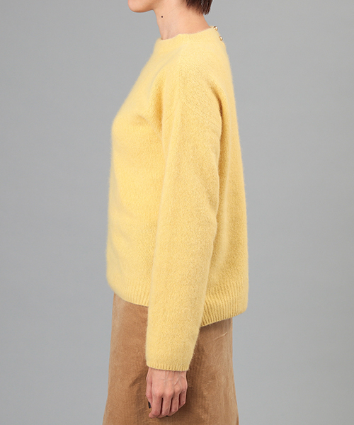 RIVE DROITE（リヴドロワ）の「ラクーンボトルネックプルオーバー（ニット/セーター・レディース・モカ/マスタード/ピンク系その他・FREE）」の5枚目の写真