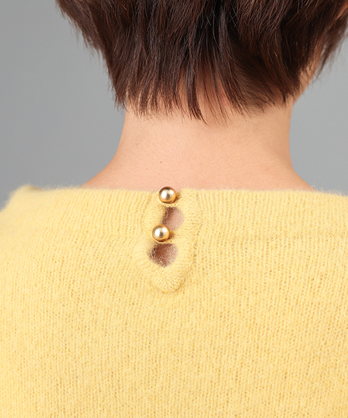 RIVE DROITE（リヴドロワ）の「ラクーンボトルネックプルオーバー（ニット/セーター・レディース・モカ/マスタード/ピンク系その他・FREE）」の6枚目の写真