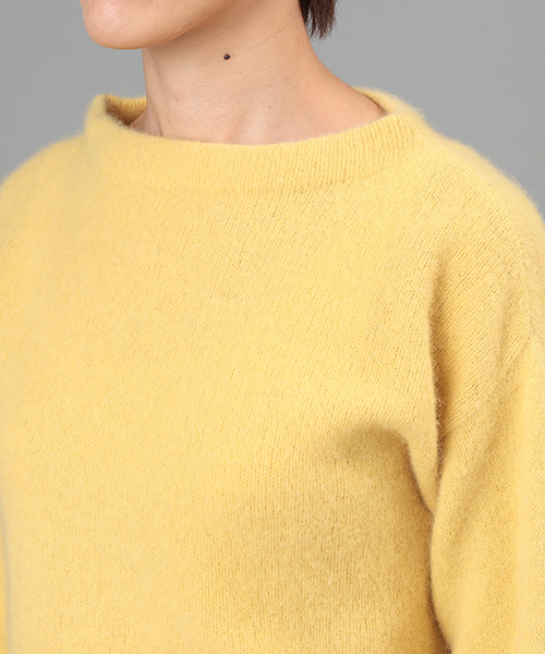 RIVE DROITE（リヴドロワ）の「ラクーンボトルネックプルオーバー（ニット/セーター・レディース・モカ/マスタード/ピンク系その他・FREE）」の7枚目の写真