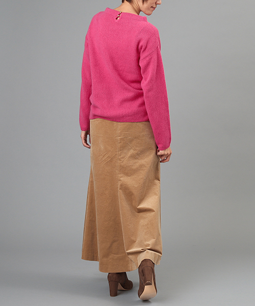 RIVE DROITE（リヴドロワ）の「ラクーンボトルネックプルオーバー（ニット/セーター・レディース・モカ/マスタード/ピンク系その他・FREE）」の15枚目の写真