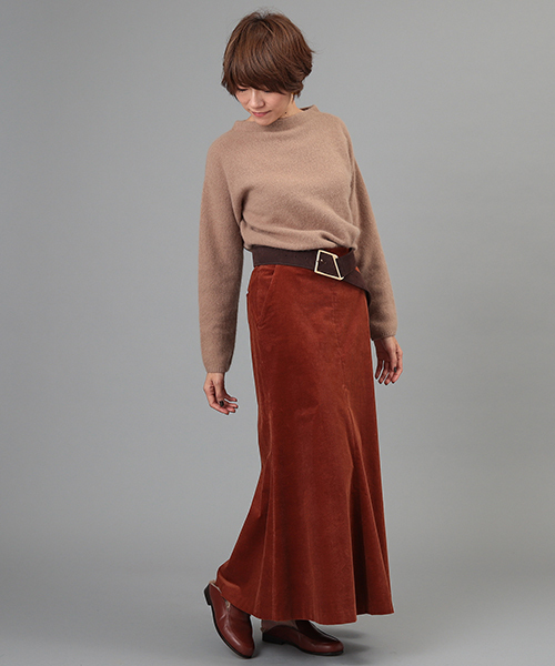 RIVE DROITE（リヴドロワ）の「ラクーンボトルネックプルオーバー（ニット/セーター・レディース・モカ/マスタード/ピンク系その他・FREE）」の16枚目の写真