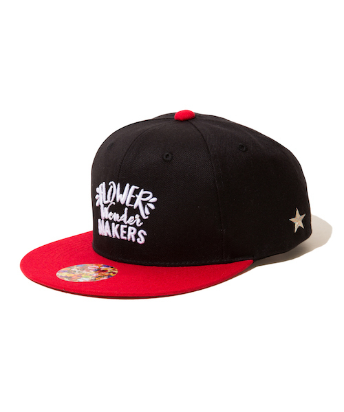 rehacer(レアセル)の「rehacer : Flower Makers B.B Cap / フラワーズ メーカーズ キャップ(キャップ・メンズ・ブラック/ネイビー/ブラック×レッド/ブルー系その他・FREE)」の6枚目の写真