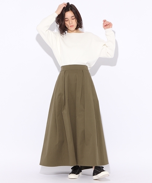 niko and...（ニコアンド）の「ミラノリブボートネックプルオーバー（Tシャツ/カットソー・レディース・ラベンダー/ライトグレー/ブラック/ホワイト・MEDIUM/LARGE）」の15枚目の写真