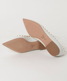 PELLICO スタッズ付きパンプス ベージュ　37 PELLICO（ペリーコ）の「PELLICO スタッズフラットパンプス