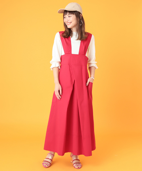 Omekashi（オメカシ）の「メロウ七分袖プルオーバー（Tシャツ/カットソー・レディース・ブラック/ベージュ/オフホワイト/オレンジ・FREE）」の5枚目の写真