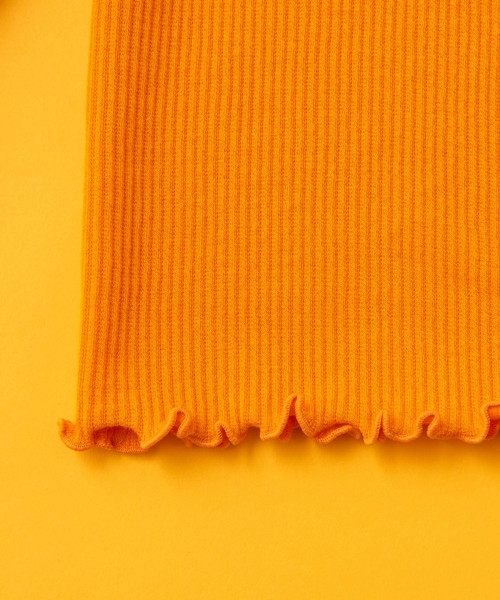 Omekashi（オメカシ）の「メロウ七分袖プルオーバー（Tシャツ/カットソー・レディース・ブラック/ベージュ/オフホワイト/オレンジ・FREE）」の12枚目の写真