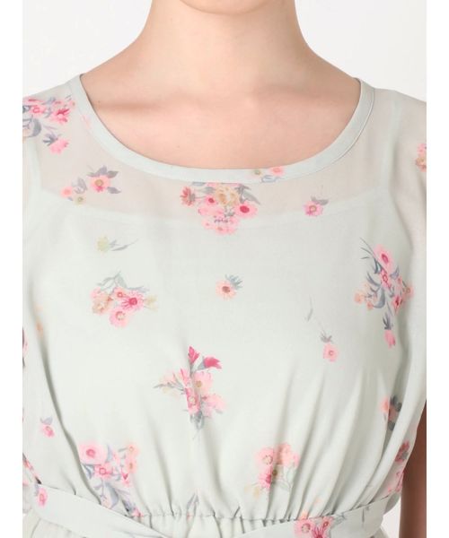 dazzlin（ダズリン）の「シアーフラワーロングワンピース（ワンピース・レディース・オフホワイト/ミント・FREE）」の15枚目の写真