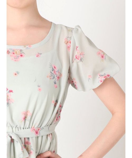 dazzlin（ダズリン）の「シアーフラワーロングワンピース（ワンピース・レディース・オフホワイト/ミント・FREE）」の14枚目の写真