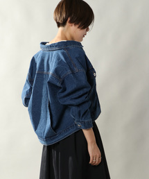notch. | オーバーサイズショート丈Gジャン(デニムジャケット)