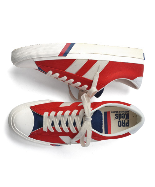 R.NEWBOLD（アールニューボールド）の「R.NEWBOLD×PRO-Keds ROYAL PLUS../135221/∥/⊥□/⊥◇（スニーカー・メンズ・オフホワイト/ブラック/トリコロール・MEDIUM/LARGE/X-LARGE）」の8枚目の写真