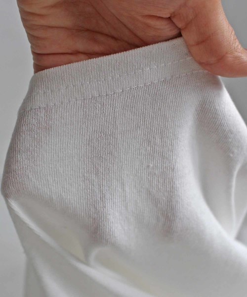 antiqua（アンティカ）の「カジュアル変形トップス（Tシャツ/カットソー・レディース・ブラック/オフホワイト・FREE）」の7枚目の写真