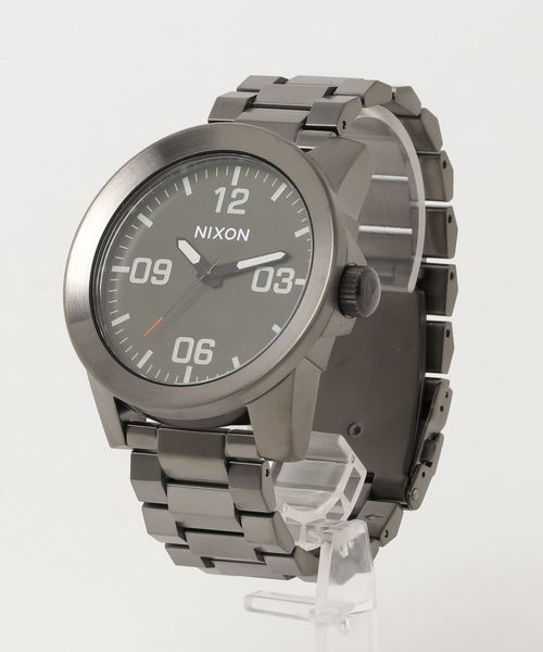 NIXON（ニクソン）の「THE CORPORAL SS（アナログ腕時計・メンズ・ブラック系その他/ブラック×ゴールド/ガンメタ/ブラウン・FREE）」の4枚目の写真