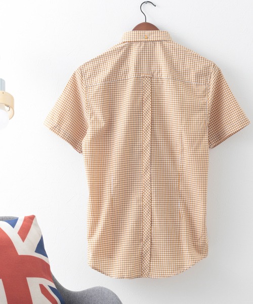 BLACKCOMMEdesGARCONS ギンガムチェック半袖シャツ コムデギャルソンシャツCOMME des GARCONS SHIRT ギンガム