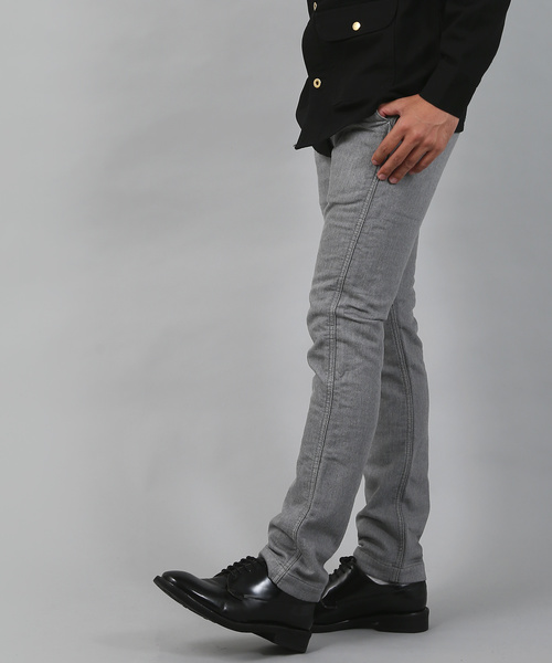 Kafika（カフィカ）の「OneMile Trouser / Made In JAPAN（デニムパンツ・メンズ・グレー/ベージュ/ダークインディゴブルー/ブラック・4/3/2/1）」の19枚目の写真