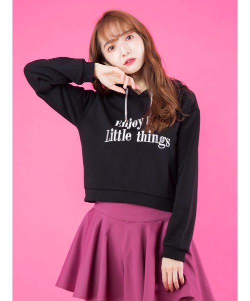 Cecil Mcbee セシルマクビー の ライン刺繍パーカー パーカー Wear