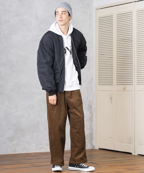 WEGO(ウィゴー)の「WEGO/パデッドMA-1(MA-1・メンズ・ブラック/パープル/カーキ・SMALL/MEDIUM/LARGE)」の7枚目の写真